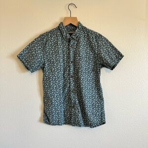 Quicksilver Boys Button Up Aloha Shirt